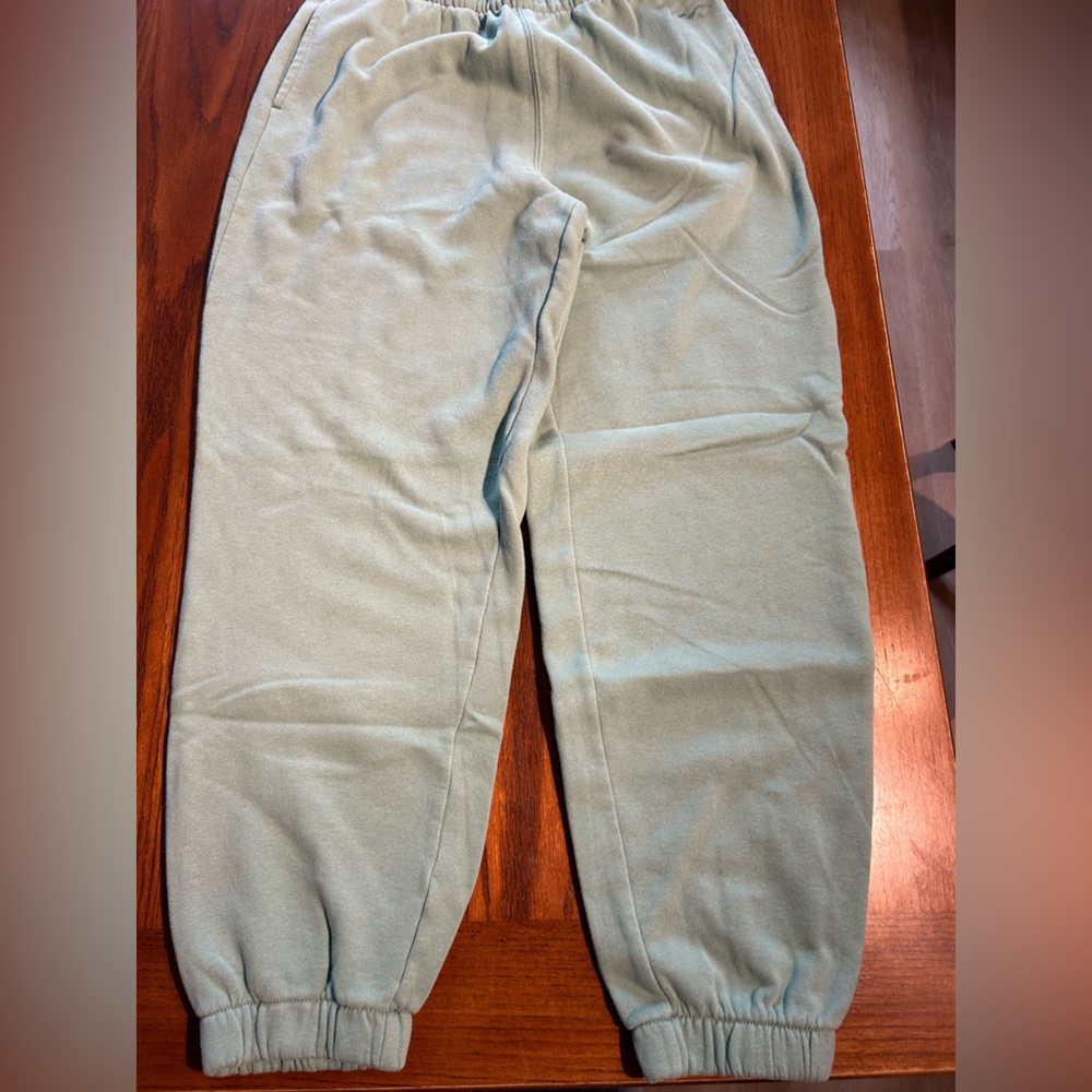 Hollister Adjustable-Rise Green Sweatpants